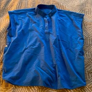 Figs scrub Rafaela top size M royal blue